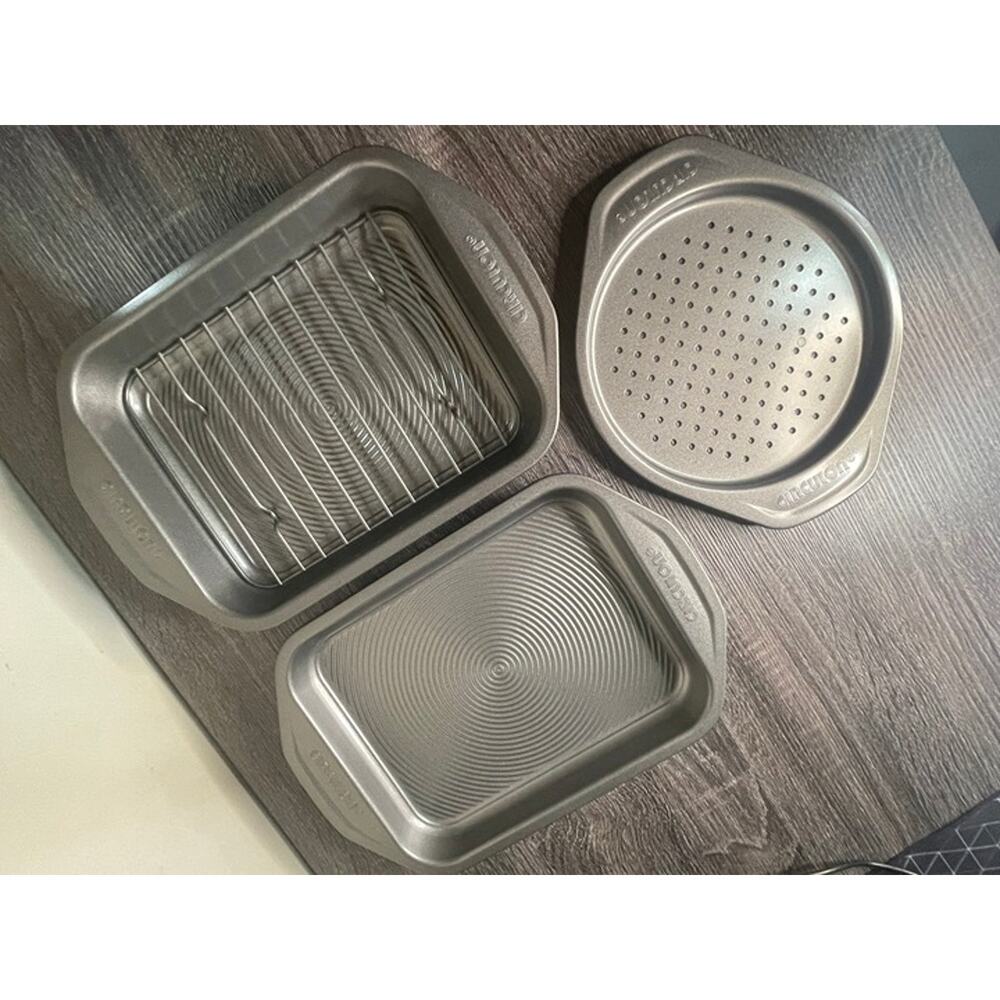 Circulon Bakeware Nonstick Toaster Oven Bakeware Pan Tray Set UNUSED
